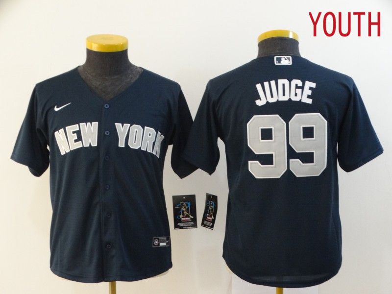 Youth New York Yankees #99 Juoge Blue Nike Game MLB Jerseys->women mlb jersey->Women Jersey